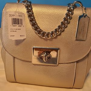 Coach Silver Cassidy Backpack